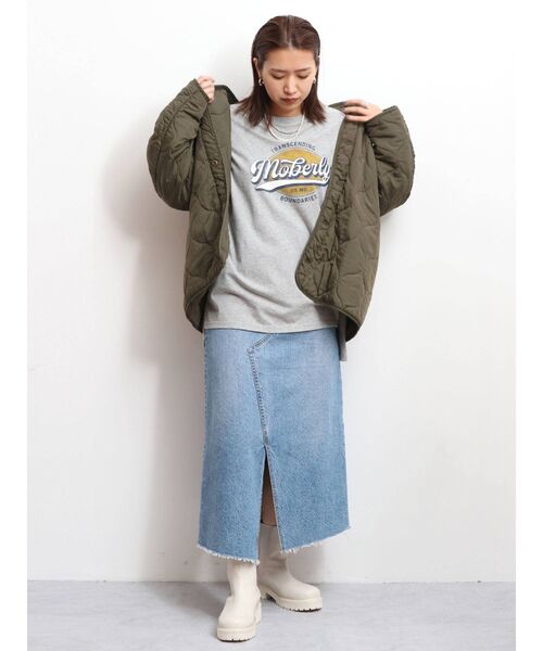 Ungrid(アングリッド)の「キルティングライナーブルゾン(ブルゾン・レディース・オフホワイト/ブラック/カーキ・FREE)」の16枚目の写真