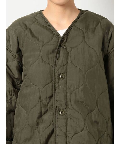 Ungrid(アングリッド)の「キルティングライナーブルゾン(ブルゾン・レディース・オフホワイト/ブラック/カーキ・FREE)」の17枚目の写真