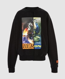 CREWNECK SPLIT HERONS