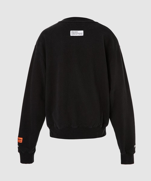HERON PRESTON（ヘロンプレストン）の「CREWNECK SPLIT HERONS（スウェット・メンズ・ブラック系その他・M/L/XL）」の3枚目の写真