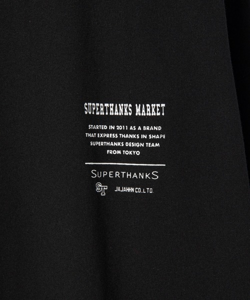 SUPERTHANKS(スーパーサンクス)の「#【SUPERTHANKS/スーパーサンクス】MOCKNECK LONGSLEEVE TEE/モックネックロングスリーブTシャツ(Tシャツ/カットソー・レディース・ホワイト/ブラック・SMALL)」の6枚目の写真