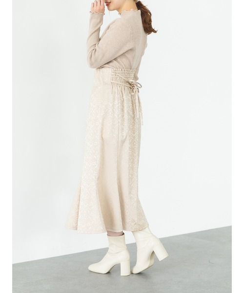 SLURR（スラ―）の「【マシンウォッシャブル】リブハイネックニット(再生ポリエステル)（ニット/セーター・レディース・ブラック/ベージュ/オフホワイト・FREE）」の21枚目の写真