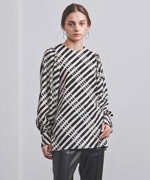CURRENTAGE | <CURRENTAGE(カレンテージ)>バティックプリント ブラウス(シャツ/ブラウス)