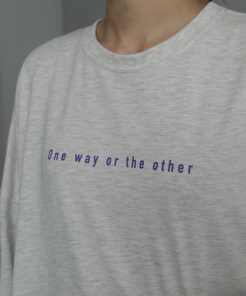 CORNERS（コーナーズ）の「City Photo　BIGTee（Tシャツ/カットソー・レディース・オフホワイト/グリーン/オートミール/スミクロ・FREE）」の19枚目の写真