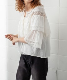 mystic | レースポンチョブラウス(シャツ/ブラウス)