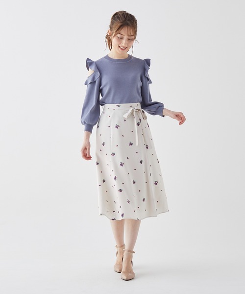フルーツプリントスカート