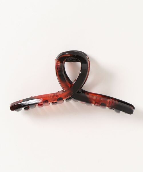 juweel（ユウェル）の「シンプル バンスクリップ ヘアクリップ（バレッタ/ヘアクリップ・レディース・ブラウン/マルチ/クリア/ブルーグレー/アイボリー/ベビーピンク・FREE）」の5枚目の写真