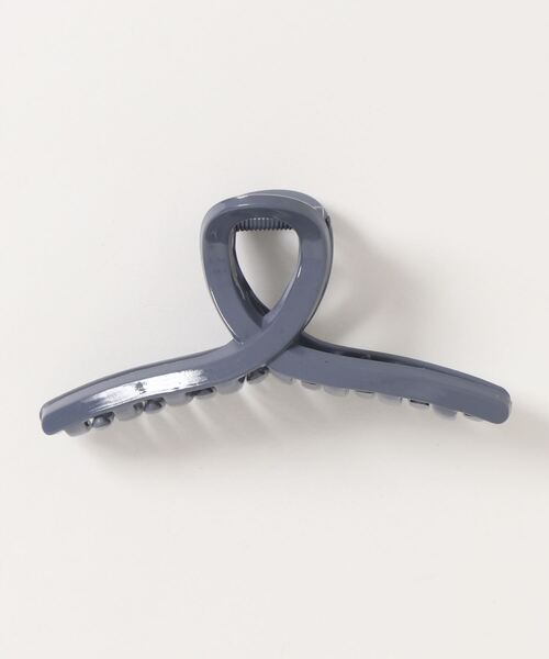 juweel（ユウェル）の「シンプル バンスクリップ ヘアクリップ（バレッタ/ヘアクリップ・レディース・ブラウン/マルチ/クリア/ブルーグレー/アイボリー/ベビーピンク・FREE）」の2枚目の写真