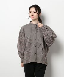 179/WG | 切り替えチェックシャツ(シャツ/ブラウス)