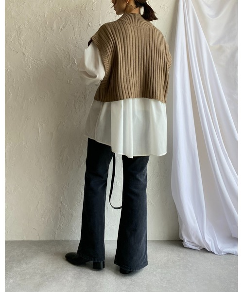 Drawer - 新品タグ付き　aclo ♡ツィードショートベスト♡ 3029sbdzw_2404_i_09.jpg