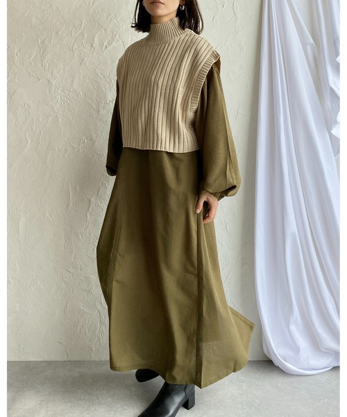 新品 グラッドハンド チェックエンパイア カバーオール ベージュ系 Mサイズ 新品 グラッドハンド チェックエンパイア カバーオール ベージュ