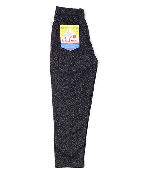 COOKMAN（クックマン）の「Cookman クックマン シェフパンツ イージーパンツ ブラックレオパード Black Leopard（その他パンツ・メンズ・ブラック・LARGE/SMALL/MEDIUM）」の2枚目の写真