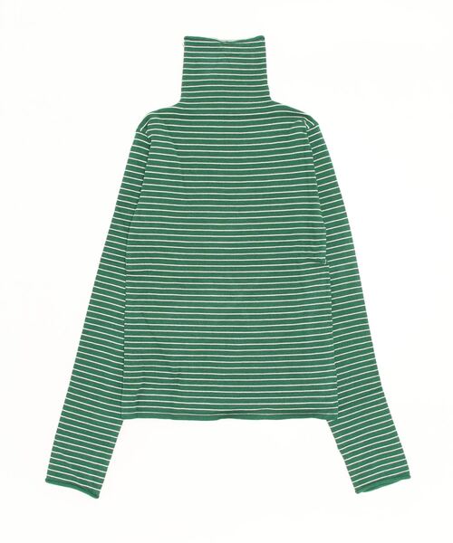 Per sist ence(パーシエンス)の「Per sist ence/パーシエンス 12Gハイネックプルオーバー(ニット/セーター・レディース・ブラック/アイボリー/モカ/パープル/ブラウン/グリーン/ブルー/オレンジ/ピンク/ホワイト×ブラック/ホワイト×グリーン/ホワイト×ブラウン/ブラック×ホワイト・FREE)」の2枚目の写真