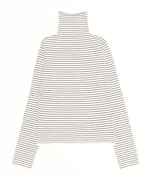 Per sist ence(パーシエンス)の「Per sist ence/パーシエンス 12Gハイネックプルオーバー(ニット/セーター・レディース・ブラック/アイボリー/モカ/パープル/ブラウン/グリーン/ブルー/オレンジ/ピンク/ホワイト×ブラック/ホワイト×グリーン/ホワイト×ブラウン/ブラック×ホワイト・FREE)」の3枚目の写真