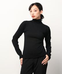 Per sist ence | Per sist ence/パーシエンス 天竺編み ハイネックプルオーバー(ニット/セーター)