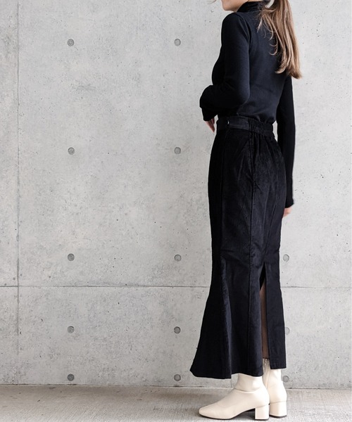 Per sist ence(パーシエンス)の「Per sist ence/パーシエンス 12Gハイネックプルオーバー(ニット/セーター・レディース・ブラック/アイボリー/モカ/パープル/ブラウン/グリーン/ブルー/オレンジ/ピンク/ホワイト×ブラック/ホワイト×グリーン/ホワイト×ブラウン/ブラック×ホワイト・FREE)」の15枚目の写真