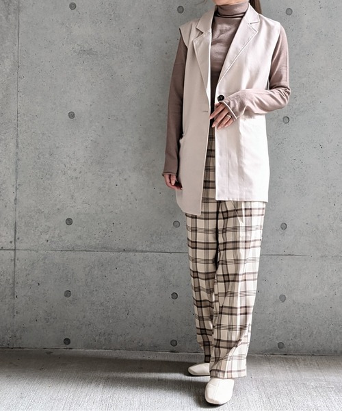 Per sist ence(パーシエンス)の「Per sist ence/パーシエンス 12Gハイネックプルオーバー(ニット/セーター・レディース・ブラック/アイボリー/モカ/パープル/ブラウン/グリーン/ブルー/オレンジ/ピンク/ホワイト×ブラック/ホワイト×グリーン/ホワイト×ブラウン/ブラック×ホワイト・FREE)」の19枚目の写真