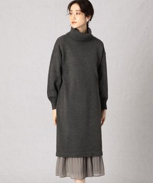 Comme　Ca　Mature | ＜セットアイテム＞ ニットワンピース＋スカート(ワンピース)