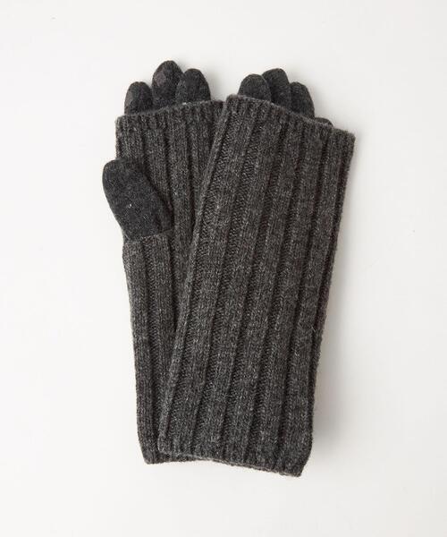 green label relaxing（グリーンレーベルリラクシング）の「アームウォーマー3WAY グローブ 手袋 -タッチパネル対応-（手袋・レディース・ブラック/ナチュラル/グレー/ライトグレー/ベージュ・FREE）」の3枚目の写真