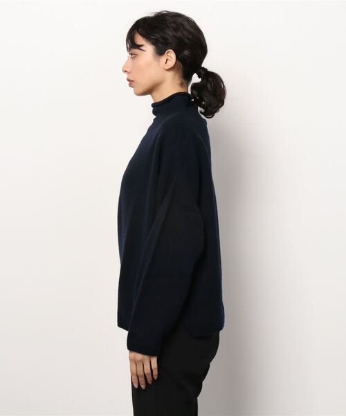 MANASTASH（マナスタッシュ）の「MANASTASH/マナスタッシュ　エアーヤーンプルオーバー　ニット（ニット/セーター・レディース・ボルドー/ネイビー・FREE）」の4枚目の写真