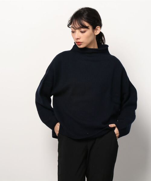 MANASTASH（マナスタッシュ）の「MANASTASH/マナスタッシュ　エアーヤーンプルオーバー　ニット（ニット/セーター・レディース・ボルドー/ネイビー・FREE）」の5枚目の写真