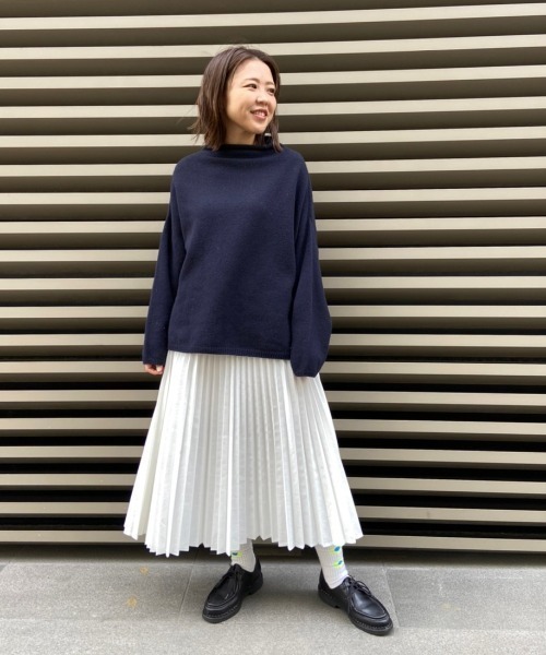 MANASTASH（マナスタッシュ）の「MANASTASH/マナスタッシュ　エアーヤーンプルオーバー　ニット（ニット/セーター・レディース・ボルドー/ネイビー・FREE）」の8枚目の写真