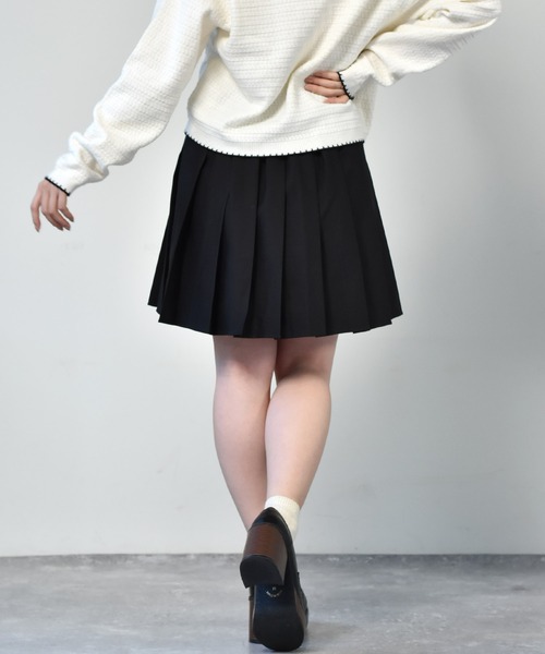 エマ プリーツ スカート ブラック Prada プリーツ ミニスカート | ブラック | FARFETCH JP