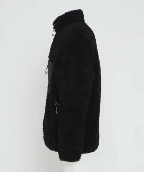 FIRST DOWN(ファーストダウン)の「FIRST DOWN BOA JKT/ファーストダウン ボアジャケット(ブルゾン・メンズ・ブラック/ベージュ/レッド系その他4・L/M)」の4枚目の写真