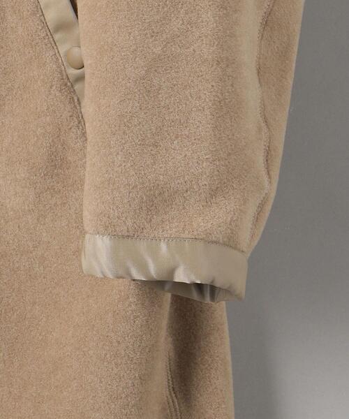 BEAUTY&YOUTH UNITED ARROWS（ビューティーアンドユースユナイテッドアローズ）の「BY フリース×ナイロン リバーシブルノーカラーコート -2WAY-（その他アウター・レディース・ブラック/モカ・S/M）」の10枚目の写真