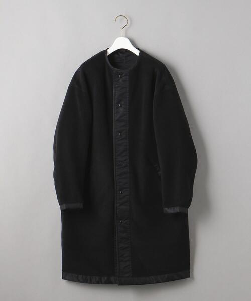 BEAUTY&YOUTH UNITED ARROWS（ビューティーアンドユースユナイテッドアローズ）の「BY フリース×ナイロン リバーシブルノーカラーコート -2WAY-（その他アウター・レディース・ブラック/モカ・S/M）」の12枚目の写真