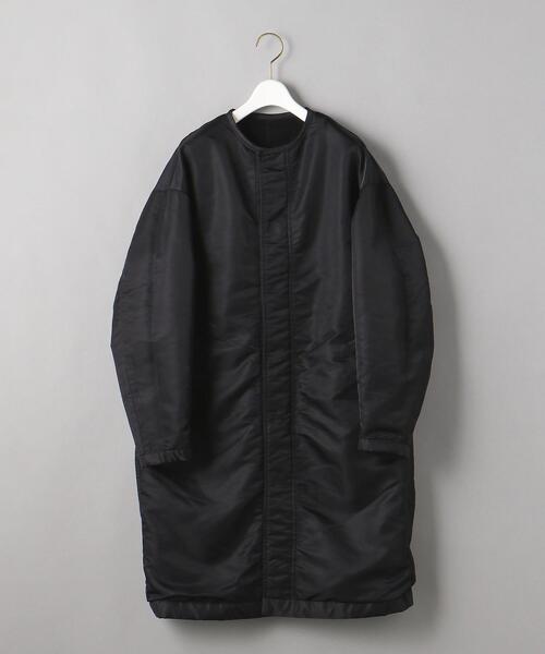 BEAUTY&YOUTH UNITED ARROWS（ビューティーアンドユースユナイテッドアローズ）の「BY フリース×ナイロン リバーシブルノーカラーコート -2WAY-（その他アウター・レディース・ブラック/モカ・S/M）」の5枚目の写真