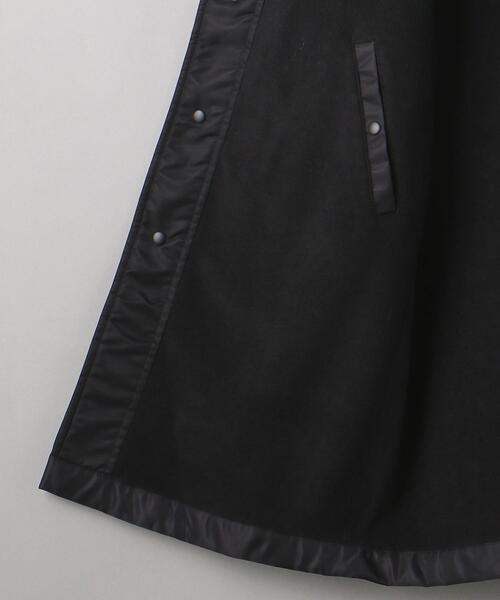 BEAUTY&YOUTH UNITED ARROWS（ビューティーアンドユースユナイテッドアローズ）の「BY フリース×ナイロン リバーシブルノーカラーコート -2WAY-（その他アウター・レディース・ブラック/モカ・S/M）」の6枚目の写真