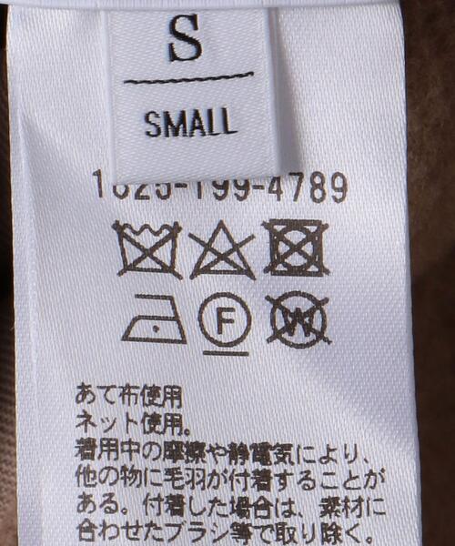 BEAUTY&YOUTH UNITED ARROWS（ビューティーアンドユースユナイテッドアローズ）の「BY フリース×ナイロン リバーシブルノーカラーコート -2WAY-（その他アウター・レディース・ブラック/モカ・S/M）」の8枚目の写真