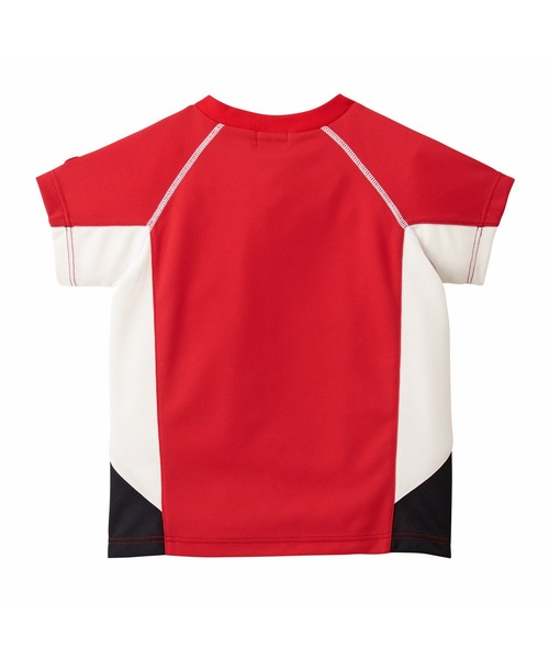 MIKI HOUSE（ミキハウス）の「ロゴスポーツ半袖Ｔシャツ（Tシャツ/カットソー・キッズ・ホワイト/レッド・80ｃｍ/90cm/110cm/100cm/120cm/130cm/140cm）」の3枚目の写真