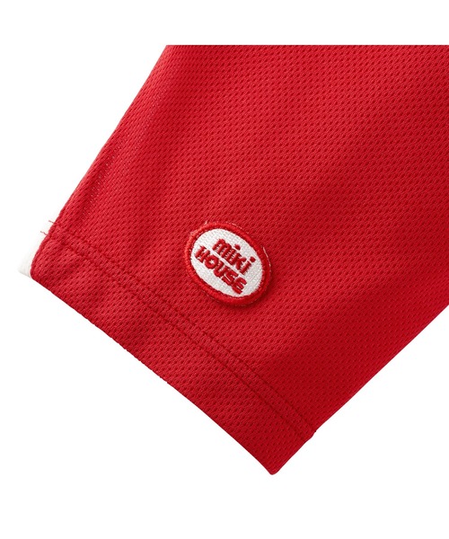 MIKI HOUSE（ミキハウス）の「ロゴスポーツ半袖Ｔシャツ（Tシャツ/カットソー・キッズ・ホワイト/レッド・80ｃｍ/90cm/110cm/100cm/120cm/130cm/140cm）」の4枚目の写真
