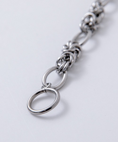 Adoon plain（アドーンプレーン）の「【Adoon plain】チェーンブレスレット（ブレスレット・メンズ・シルバー・FREE）」の5枚目の写真