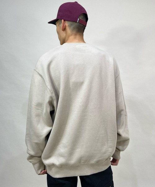 Carhartt(カーハート)の「Carhartt WIP/カーハートダブリューアイピー カレッジ風ロゴ ルーズシルエットウェット I029510(スウェット・メンズ・ブラック/ネイビー/グレー・M/L/XL)」の10枚目の写真