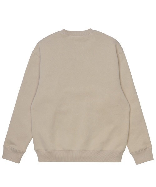 Carhartt(カーハート)の「Carhartt WIP/カーハートダブリューアイピー カレッジ風ロゴ ルーズシルエットウェット I029510(スウェット・メンズ・ブラック/ネイビー/グレー・M/L/XL)」の22枚目の写真