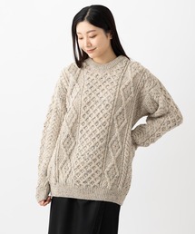 aran WOOLLEN MILLS | アラン模様 ウーステッドウールセーター(ニット/セーター)