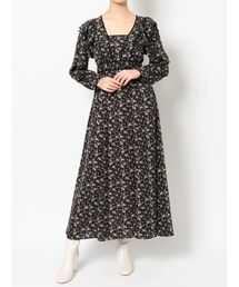 MERCURYDUO | パイピングデザインラッフルワンピース(ワンピース)