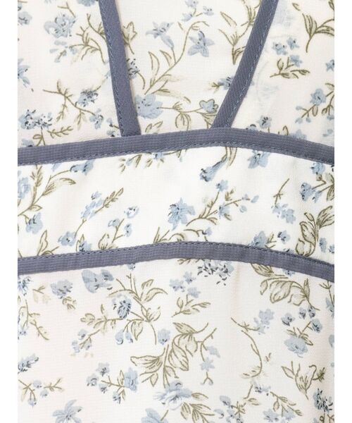 MERCURYDUO(マーキュリーデュオ)の「パイピングデザインラッフルワンピース(ワンピース・レディース・ブラック/アイボリー・SMALL/MEDIUM)」の16枚目の写真