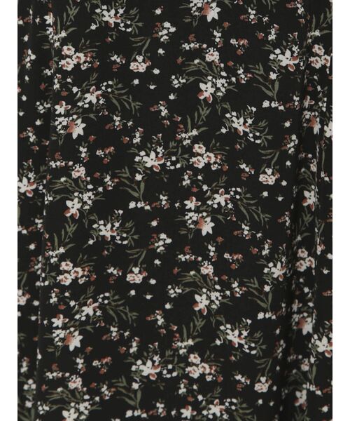 MERCURYDUO(マーキュリーデュオ)の「パイピングデザインラッフルワンピース(ワンピース・レディース・ブラック/アイボリー・SMALL/MEDIUM)」の7枚目の写真