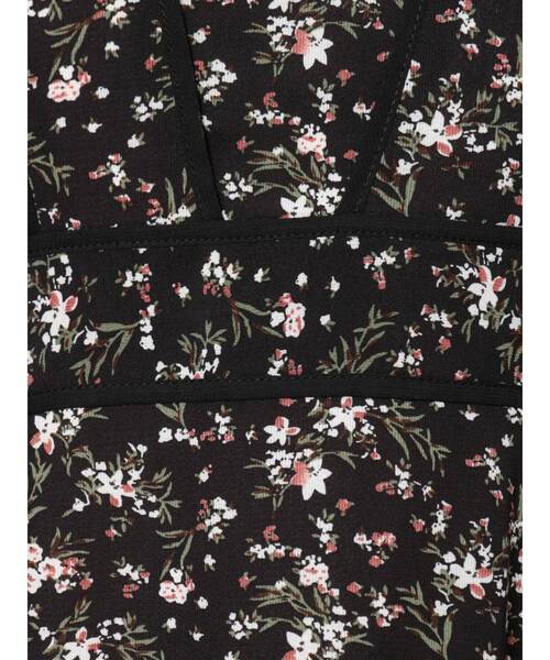 MERCURYDUO(マーキュリーデュオ)の「パイピングデザインラッフルワンピース(ワンピース・レディース・ブラック/アイボリー・SMALL/MEDIUM)」の19枚目の写真