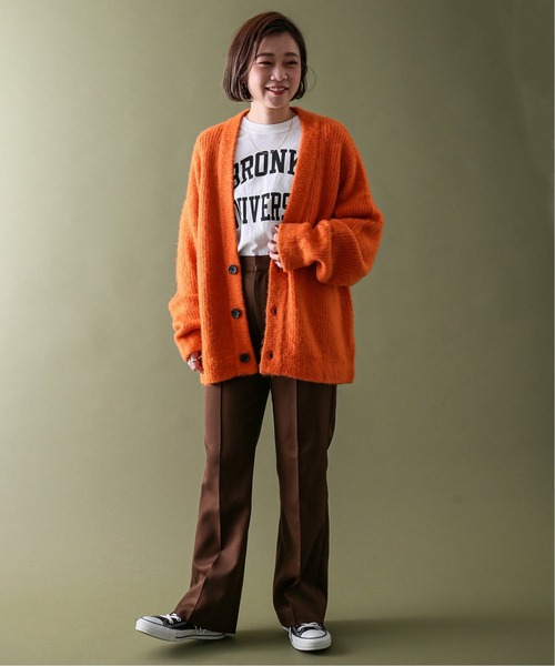 JOINT WORKS(ジョイントワークス)の「MOHAIR MIX ニットカーディガン(カーディガン/ボレロ・メンズ・グリーン/ブルー系その他/ライトグレー/オレンジ・MEDIUM/LARGE)」の18枚目の写真