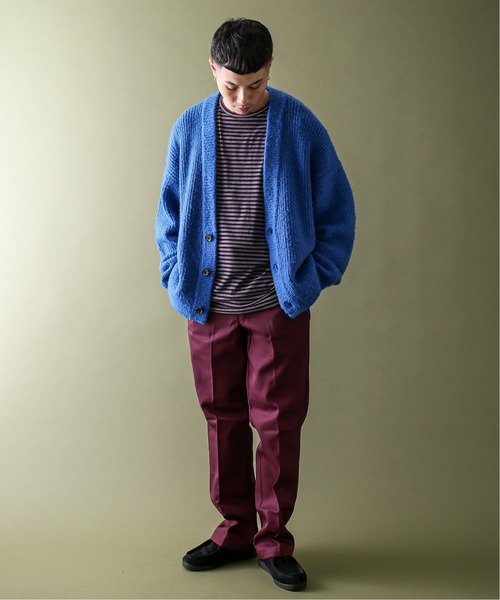 JOINT WORKS(ジョイントワークス)の「MOHAIR MIX ニットカーディガン(カーディガン/ボレロ・メンズ・グリーン/ブルー系その他/ライトグレー/オレンジ・MEDIUM/LARGE)」の6枚目の写真