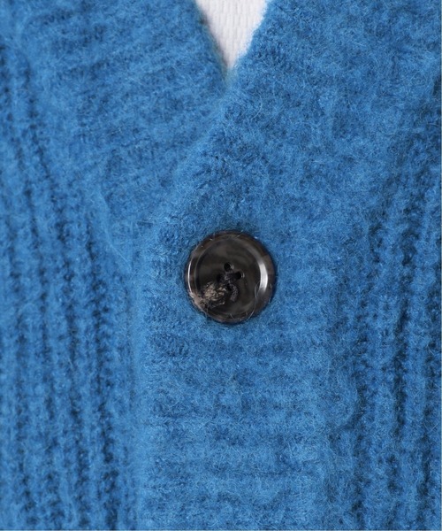 JOINT WORKS(ジョイントワークス)の「MOHAIR MIX ニットカーディガン(カーディガン/ボレロ・メンズ・グリーン/ブルー系その他/ライトグレー/オレンジ・MEDIUM/LARGE)」の8枚目の写真