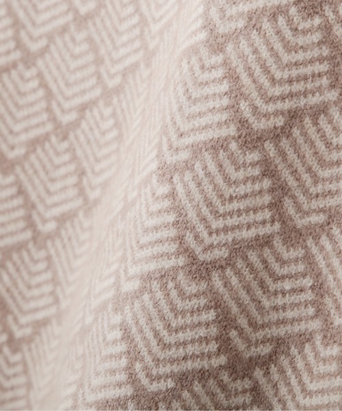 NATURAL BEAUTY BASIC（ナチュラルビューティーベーシック）の「ジャガードニットドッキングトップス（ニット/セーター・レディース・グレー系その他/ベージュ系その他・MEDIUM）」の4枚目の写真
