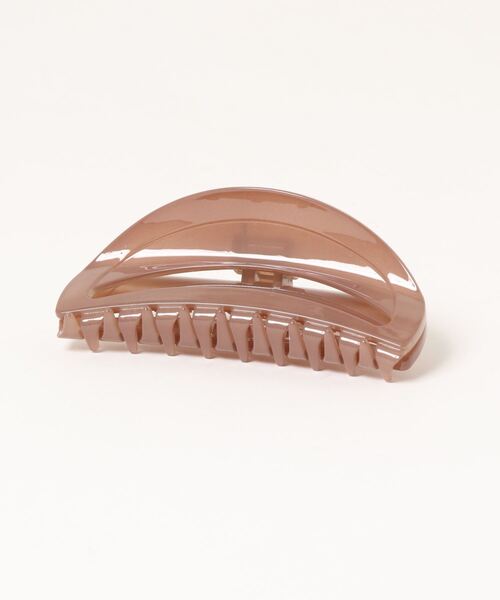 EDIT COLOGNE（エディットコロン）の「ハーフムーンバンスクリップ（バレッタ/ヘアクリップ・レディース・ピンク・ﾌﾘ-）」の2枚目の写真