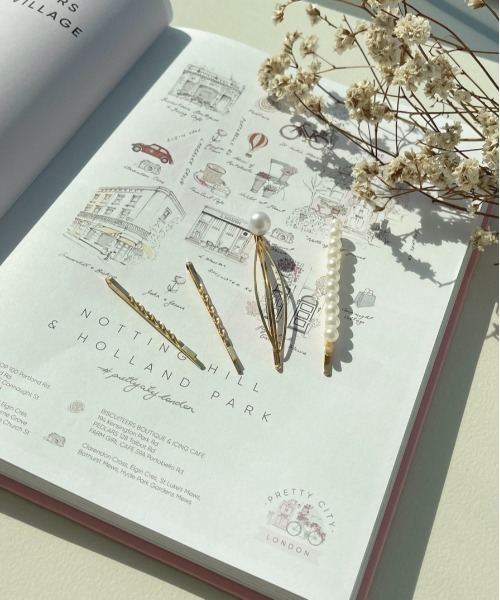 apres jour（アプレジュール）の「【apres jour×ARIAZ】４セットパールヘアピン（ヘアピン・レディース・ゴールド/その他・FREE）」の5枚目の写真