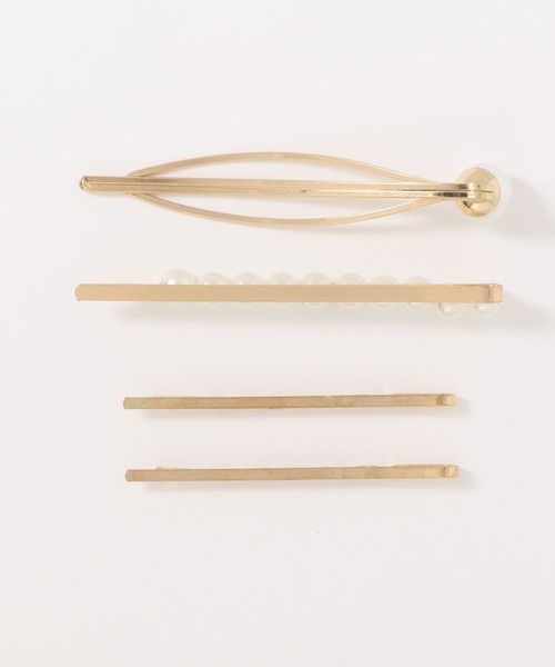 apres jour（アプレジュール）の「【apres jour×ARIAZ】４セットパールヘアピン（ヘアピン・レディース・ゴールド/その他・FREE）」の3枚目の写真